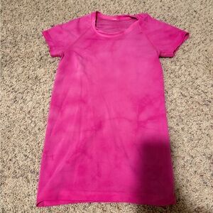 lululemon athletica rare marble dye sonic pink swiftly tech 2.0